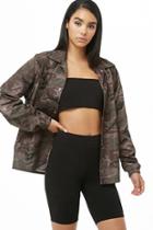 Forever21 Camo Snap-button Windbreaker