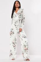 Forever21 Missguided Floral Palazzo Pants