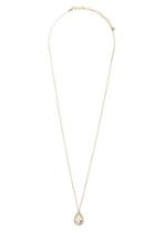 Forever21 Faux Crystal Teardrop Necklace