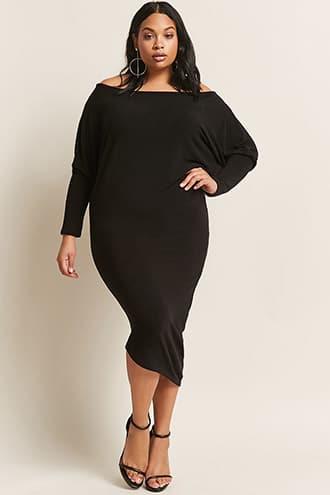 Forever21 Plus Size Batwing Sleeve Dress