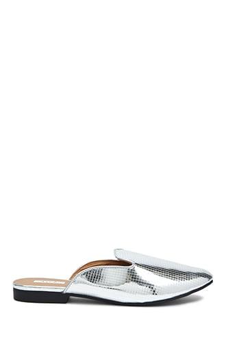 Forever21 Qupid Metallic Mules