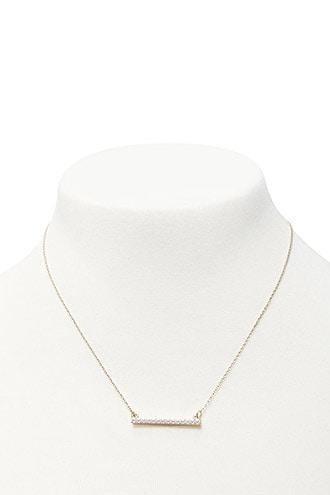 Forever21 Faux Pearl Bar-pendant Necklace