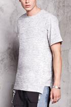 Forever21 Slub Longline Pocket Tee