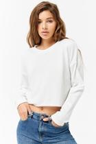Forever21 Raw-cut French Terry Sweatshirt
