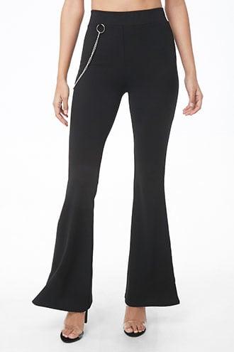 Forever21 Wallet-chain Flare Pants