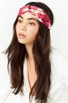 Forever21 Twist-front Floral Headwrap