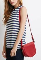 Forever21 Flap-top Faux Leather Crossbody
