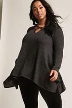 Forever21 Plus Size Strappy Marled Tunic