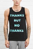 Forever21 No Thanks Graphic Tank Top