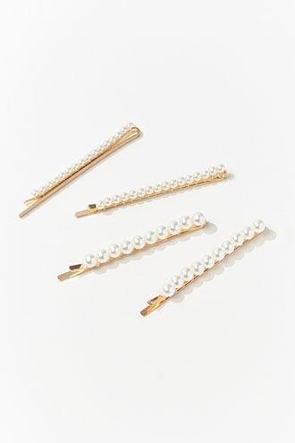 Forever21 Faux Pearl Bobby Pins Set