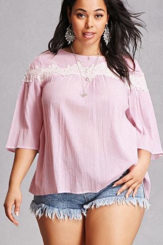 Forever21 Striped Top