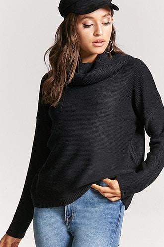 Forever21 Cowl-neck Sweater
