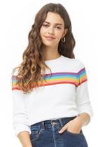 Forever21 Rainbow Striped Sweater