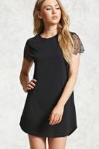 Forever21 Lace Sleeve Shift Dress