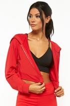 Forever21 Active Cropped Zip-up Hoodie