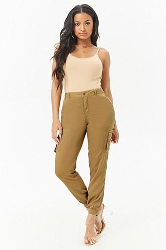 Forever21 Mid-rise Cargo Joggers