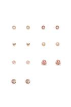 Forever21 Floral & Heart Earring Set