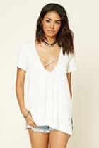 Forever21 Scoop-neck Strappy Top