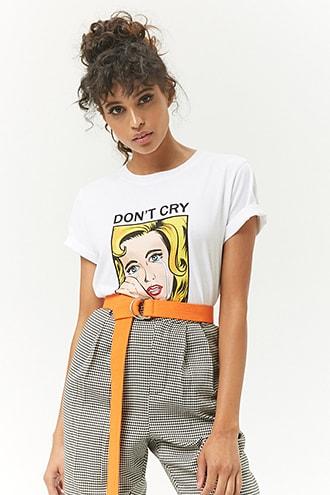 Forever21 Dont Cry Graphic Tee