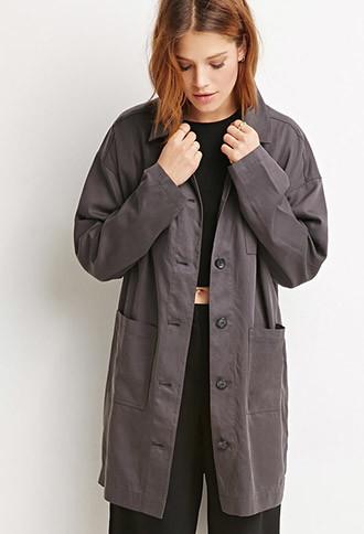 Love21 Oversized Longline Coat