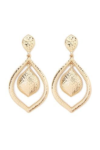 Forever21 Textured Drop Earrings