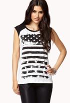 Forever21 Star Spangled Muscle Tee