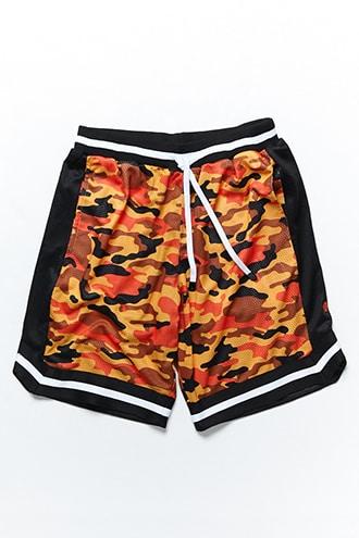 Forever21 Elbowgrease Camo Print Mesh Jersey Shorts