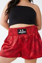 Forever21 Plus Size La Culture Bandana Print Shorts