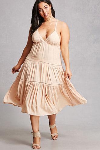 Forever21 Boho Me Crochet Cami Dress