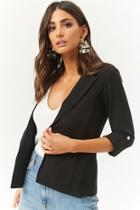 Forever21 Notched Open-front Blazer