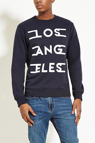 21 Men Men's  Los Angeles Graphic Pullover