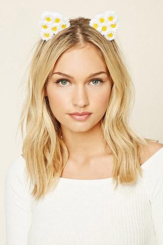 Forever21 Sunflower Cat Ear Headband