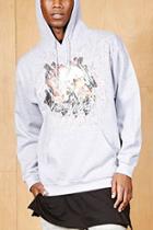 Forever21 Bleach Eagle Graphic Hoodie