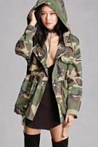 Forever21 Space Patch Camo Utility Jacket