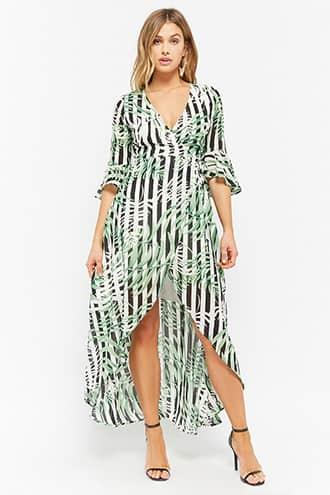 Forever21 Jungle Print High-low Dress