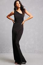 Forever21 One-shoulder Ruffle Gown