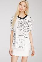 Forever21 Basquiat Illustration Print Top