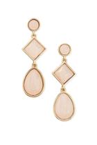 Forever21 Tiered Faux Stone Drop Earrings