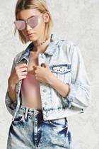 Forever21 Contemporary Acid Denim Jacket