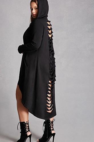 Forever21 Plus Size Hooded Cardigan