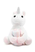 Forever21 Unicorn Stuffed Animal & Striped Crew Socks Set
