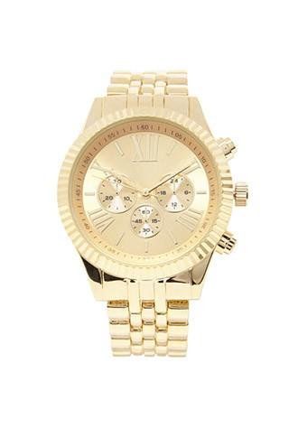 Forever21 High-shine Chronograph Watch