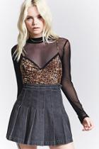 Forever21 Velvet Burnout Leopard Cami