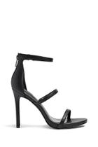 Forever21 Faux Leather Strappy Heels