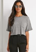 Forever21 Heathered Terry Knit Top
