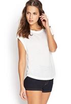 Forever21 Soft Knit Burnout Tee