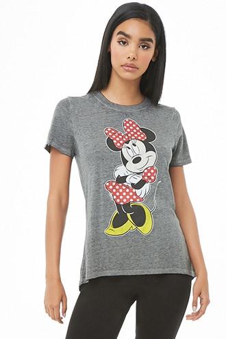 Forever21 Minnie Mouse Graphic High-low Tee