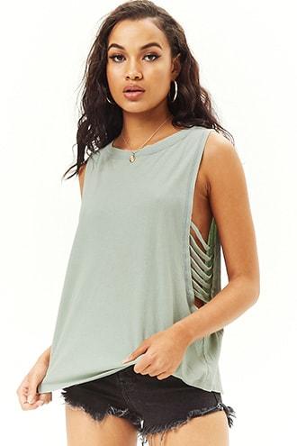 Forever21 Ladder Muscle Tee