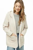 Forever21 Hooded Curly Faux Fur Jacket