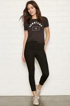 Forever21 Women's  Black The Larchmont High Rise Jean